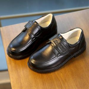 Factory Price Wholesale Leather Formal Uniform <b>Shoe</b> Kids Teenager Children Student School Black <b>Shoes</b> - Product Image 2