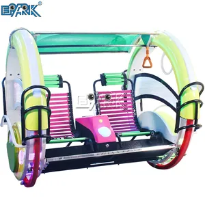 Double Players 360 Degree Happy Rolling Car Amusement Park Rides Electric Moonwalk Happy Car