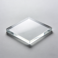 Plaque en acrylique coulé transparent brillant 3MM 1.22x2.44m Résistante aux UV Écologique 100% Matière Vierge Découpe Moulage Logo Événementiel