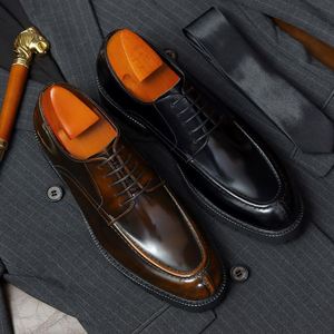 Luxurious Business Oxford Leather Suede Lace-up Dress <b>Shoes</b> <b>Height</b> <b>Increasing</b> Breathable Anti-Slip Formal <b>Shoes</b> for Men Office - Product Image 3