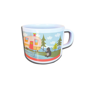 Service de table rond à 3 compartiments pour enfants, <span class=keywords><strong>vaisselle</strong></span> en <span class=keywords><strong>mélamine</strong></span>, en <span class=keywords><strong>bambou</strong></span>, dessin animé, pour enfants, pièces - Product Image 3