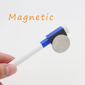 Manyetik kuru silinebilir kalem ince uçlu, silgi ile beyaz tahta işaretleyici, çocuklar için 12 sayım renkli ince nokta kuru silinebilir kalem s, <span class=keywords><strong>Lo</strong></span> - Product Image 2