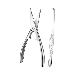 Vente chaude Portable En Acier Inoxydable Fruits De Mer Ensembles D'outils En Métal Crabe Peel Crevettes Homard <span class=keywords><strong>Pince</strong></span> <span class=keywords><strong>Pince</strong></span> Clip Top Cuisine Accessoire - Product Image 5