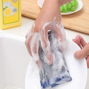 Chất lượng tốt nhất thép không gỉ nhà bếp món ăn Rửa miếng bọt biển bền bột gỗ nén hình dạng hình chữ nhật để làm sạch - Product Image 6