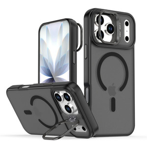 Pour <span class=keywords><strong>iPhone</strong></span> 17 Pro avec surface tactile lisse et confortable, coque mate translucide anti-chute pour Apple 16 - Product Image 5