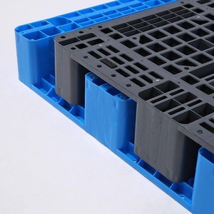Fournisseur de palettes en plastique antidérapantes à bas prix, palettes euro à neuf pieds robustes, tailles personnalisées - Product Image 1