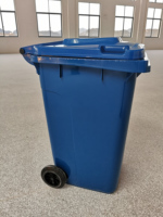Poubelle en plastique de 60 l, 65 Gallons de stockage des déchets