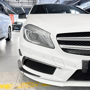 Mercedes-Benz A-Class W176 Front Air Vents Carbon Fiber Texture ABS <b>Decals</b> 2013-2015 AMG Style - Product Image 2