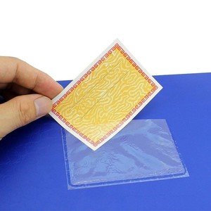 Lixin A4 Loose-leaf Ledger Blue Two-hole Punched <b>Pocket</b> <b>Folder</b> Lamination Printing - Product Image 3