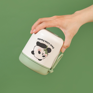 Boîte à lunch portable et mignonne pour enfants avec pot alimentaire <span class=keywords><strong>en</strong></span> acier inoxydable 304, récipient à soupe sous vide, <span class=keywords><strong>sac</strong></span> isotherme et cuillère <span class=keywords><strong>en</strong></span> plastique - Product Image 6