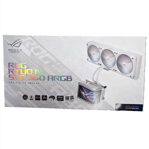 Boîtier de refroidissement ARGB 2025 Ryuo IV SLC 360 ARGB Édition Blanche AIO Refroidisseur de processeur liquide avec écran AMOLED 3D LGA1700/1851 AM4 AM - Product Image 1