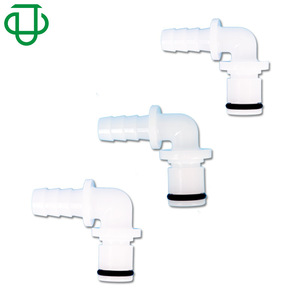 Conector de Codo de Plástico POM de la Colección JU, 6.0-10.0 mm, Conexión Rápida para Tuberías, Alta Rigidez, Cumple con RoHS - Product Image 1