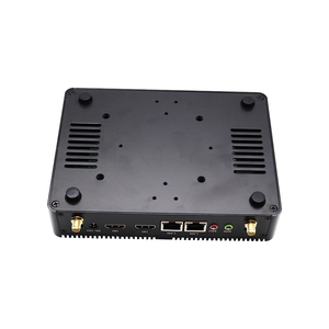 Mini PC Intel N3700 N3150 de cuatro núcleos, doble RJ45, Lan, DDR3L, MSATA, <span class=keywords><strong>2</strong></span> x HD-MI, 4x USB <span class=keywords><strong>3</strong></span>,0, Linux, Ubuntu, 12V, sin ventilador - Product Image 5
