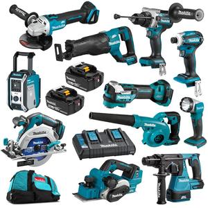 Kit sans fil 11 pièces s DLX1121GX1 18V 6.0Ah Li-ion LXT comprenant un moteur sans balais - Product Image 1