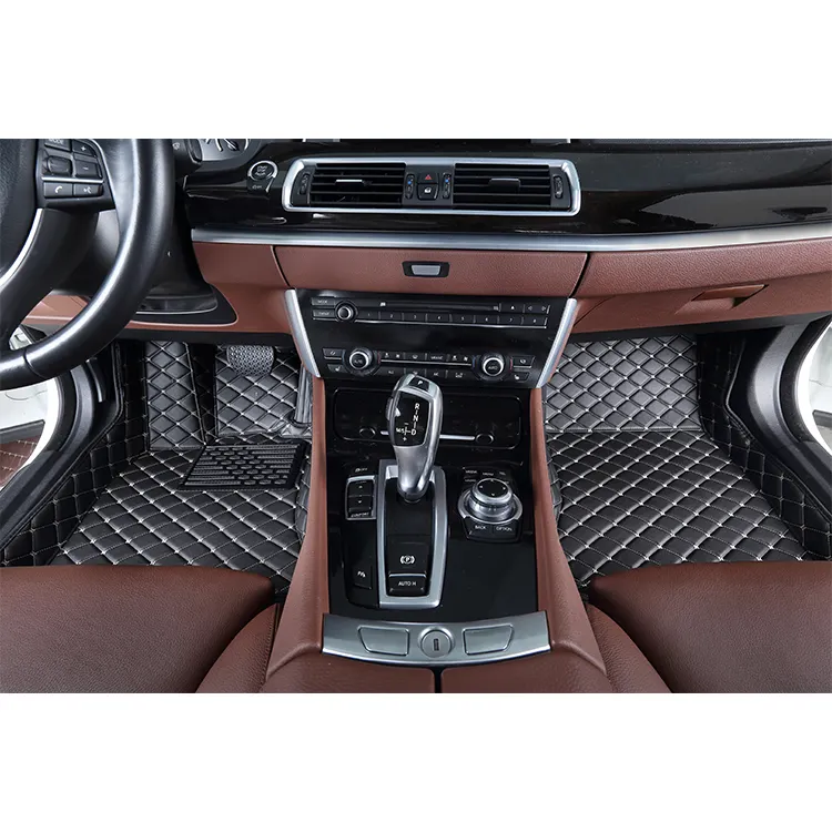 Tappetino di design 7D auto vendita diretta fabbrica accessori interni alta qualità personalizzato inodore pavimento impermeabile auto tappetino