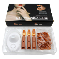 Outil d'entraînement de manucure pour la pratique, avec joint articulé détachable et flexible, motif doigt du milieu, en plastique, personnalisable en couleur, vente en gros