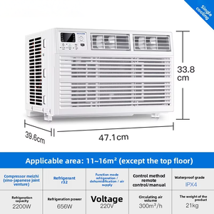 Unité de climatisation de <span class=keywords><strong>fenêtre</strong></span> 1,2 CV à refroidissement seul, <span class=keywords><strong>sans</strong></span> fonction de chauffage - Product Image 6