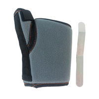Attelle de poignet Power Eagle pour la protection contre la ténosynovite estivale, en tissu OK avec bande en caoutchouc, noire, universelle, pour main gauche ou droite, fermeture à bouton pour le pouce