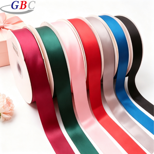 Pita Satin Poliester Dua Sisi Lebar 3cm Grosir untuk Hiasan Pakaian, Kemasan Kado, dan Dekorasi Pesta - Product Image 1