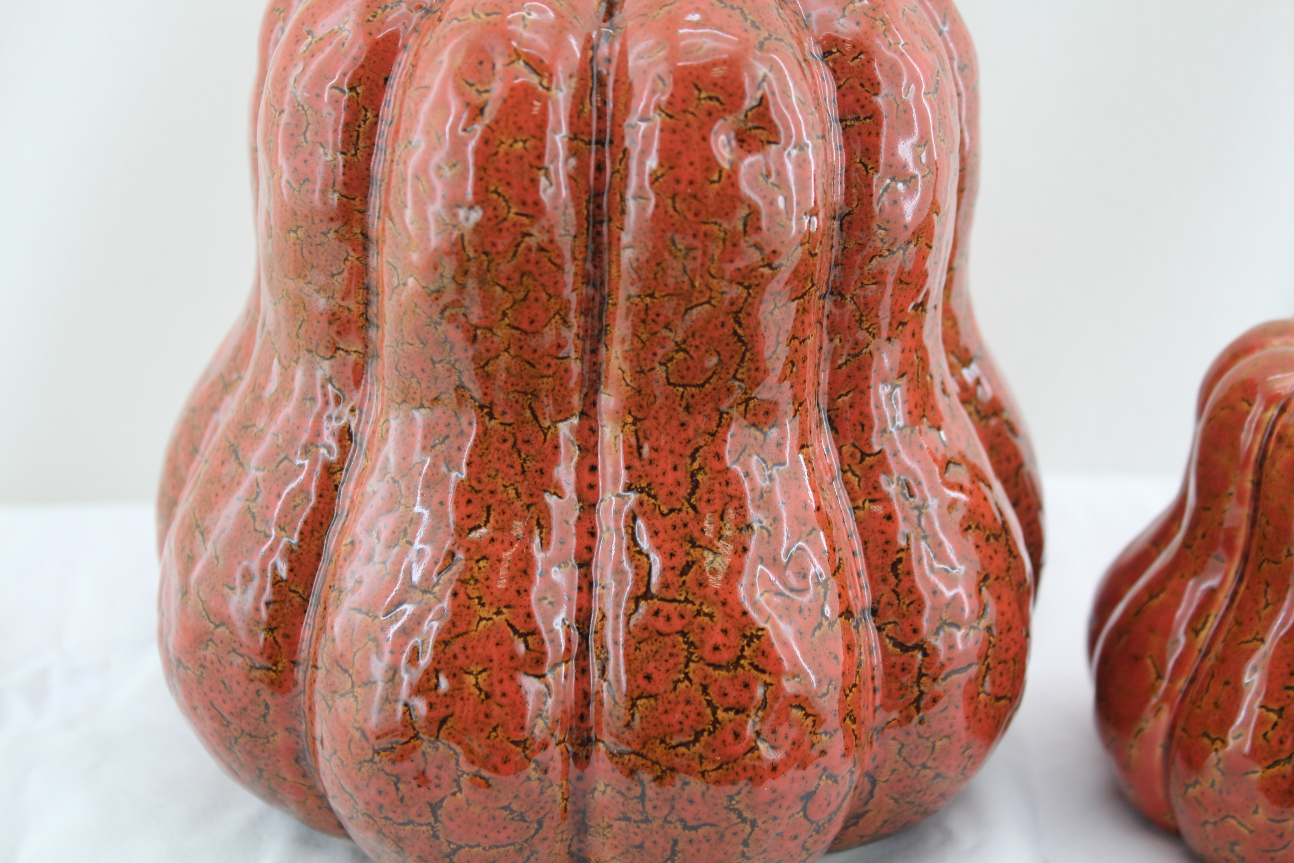 Различные искусственные керамические тыквы для Хэллоуина декоративные украшения для страны осень Хэллоуин День благодарения керамика