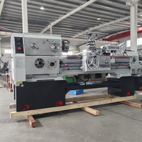 Tour à métaux horizontal robuste Yade CNC CA6140, broche BT40, 4 postes à outils, longueur de travail maximale 1000 mm