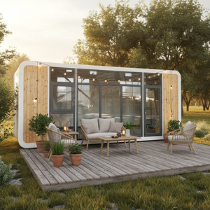 <span class=keywords><strong>Casa</strong></span> Cápsula de Lujo con Energía Solar: Suite de Hotel Prefabricada |   <span class=keywords><strong>Casa</strong></span> Contenedor de Panel Sándwich de Acero de 20 pies con Baño Integrado - Product Image 2