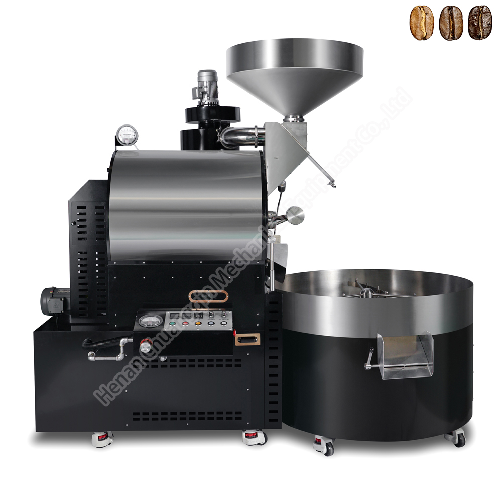 30kg Commercial Coffee Bean Roaster 30 Kg Coffee Roaster for Industry Commercial Use Roast Coffee With Double Drum