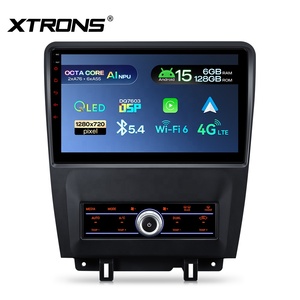 XTRONS Autoradio Android 15 de 10,1 pouces pour Ford Mustang 2010-2014, Octa-Core 6+128 Go, Navigation GPS, Caméra de recul, Fibre optique - Product Image 2