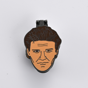 Épingle en métal bronze personnalisée design cinéma vintage Émail carré Impression UV Fruits galvanisés polis Souvenir culturel - Product Image 6