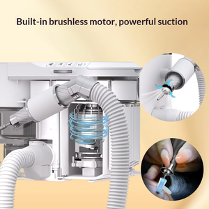 Taladro de Uñas Profesional Portátil con Motor sin Escobillas de 2.3mm, 0-30000rpm, Colector de Polvo al Vacío para Salón de Uñas - Product Image 4