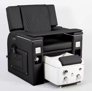 Sillón de Pedicura Eléctrico Multifuncional para Salón de Belleza, Servicio de Pestañas y Uñas, con Baño de Pies y Sofá - Product Image 5