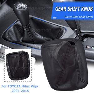 Funda Protectora para Palanca de Cambios de Cuero Automática para Toyota Hilux <span class=keywords><strong>Vigo</strong></span> 2005-2015, Funda para Palanca de Cambios 4WD - Product Image 4