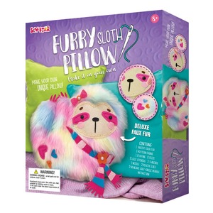 DIY Toys Furry Pillow Set <strong>Sewing</strong> <strong>Kit</strong> Educational Arts and Crafts <strong>Kit</strong> for <strong>Kids</strong> and Adult - Product Image 3