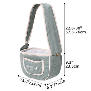 Vente en gros de sac à dos de luxe en polyester pour chiens transport mains libres réglable respirant pour animaux de compagnie pour voyage petit animal chat chien sûr - Product Image 6