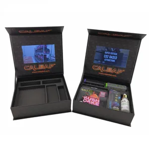 High Quality UV Printing Lcd Screen Video Box Video Box Gift Box With Video Player