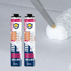 GORVIA ITEM-Z 750mL Colle de liaison pour briques de béton Mousse PU à forte adhérence Mousse PU d'étanchéité - Product Image 6