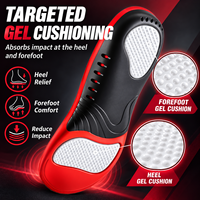Semelles orthopédiques pour fasciite plantaire, pour hommes et femmes, avec soutien de la voûte plantaire, inserts de chaussures orthopédiques, coussinets de soutien du talon pour soulager la douleur au pied
