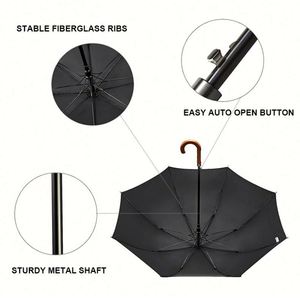 Design Wholesale Automatic Promotion Extra Large Factory Large Straight Umbrella Straight Umbrella With Your Logo - Product Image 2