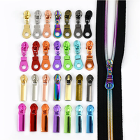 Meetee #5 Zipper Pull für Taschen Geldbörse Kleidung Dekorative Reiß verschluss Reiß verschluss Ersatz DIY Schneider zubehör Nylon Zipper Slider