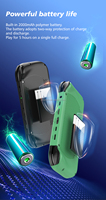 Konsol Game Genggam Qbuy R43s Pro Resolusi 1920*1080 Layar 4.3 Inci Klasik Portabel 2000mah Konsol Game Retro Genggam