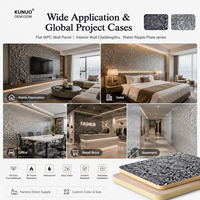 Panel de Pared Decorativo con Superficie Ondulada de Carbón de Bambú, Tablero Decorativo Brillante para Baño, Gimnasio, Spa, Decoración de Paredes
