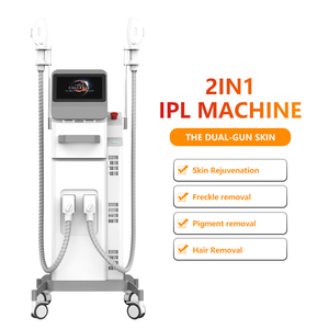 Máquina IPL 2 en 1 con Doble Pistola para Rejuvenecimiento de la Piel, Eliminación de Pecas, Eliminación de Pigmentos, Depilación, Dispositivo de Belleza IPL E-Light - Product Image 2