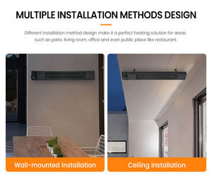 Calentador de Panel infrarrojo para exteriores, calefactor de Patio para el hogar, el más Popular - Product Image 3