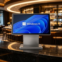 Système de point de vente tout-en-un DiligenCe DC-1508 15,6 pouces Full HD avec écran tactile capacitif pour restaurants Windows/Android/Linux 4 Go DDR3 16/32 Go