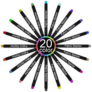 <span class=keywords><strong>Pennarelli</strong></span> in tessuto permanenti <span class=keywords><strong>per</strong></span> magliette vestiti <span class=keywords><strong>per</strong></span> bambini tutine bavaglini cuscino <span class=keywords><strong>bianco</strong></span> tela Tote Bags abbigliamento-senza spurgo-punta Fine - Product Image 4