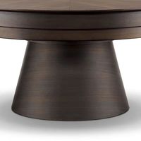 Mesa de Comedor de Nogal Negro Expandible y Giratoria de Diseño Nuevo, de Alta Gama y Lujo, con 14 Asientos Personalizables