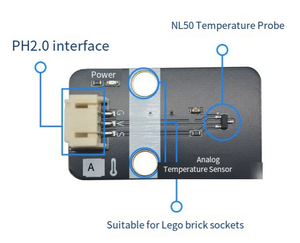 Módulo de Sensor de Temperatura NL50 de Marca Original con Interfaz Anti-Inversión PH2.0 - Product Image 3