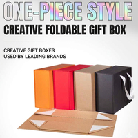 Cadeau de mariage écologique pliable avec fermeture magnétique, finition mate et doublure en éponge pour cadeaux de remerciement aux invités, souvenirs de mariage