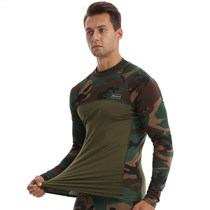 DF ESDY 175 Nouveauté Vente Chaude Transfrontalière Sous-vêtements Thermiques Chauds pour Sports de Plein Air Automne/Hiver Haut Camouflage en Polyester Spandex - Product Image 4