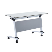 Bureau d'étude ergonomique mobile, réglable en hauteur, pliable, avec roulettes, pour bureau à domicile et espace de travail collaboratif